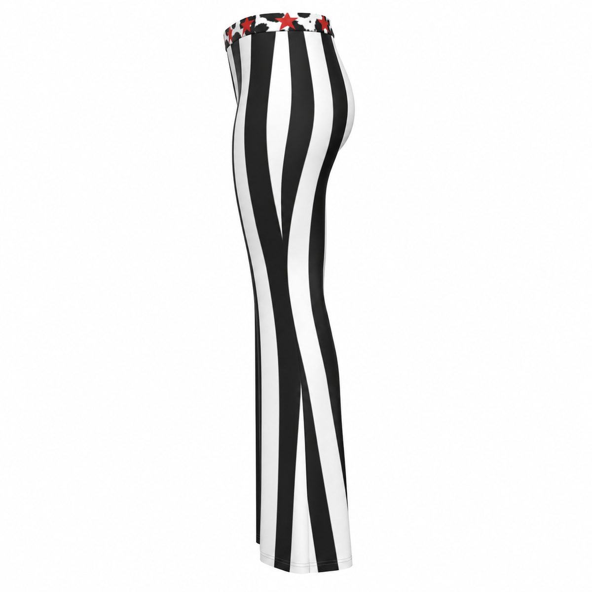 Ravella Stripe High Elastic Flare Pants