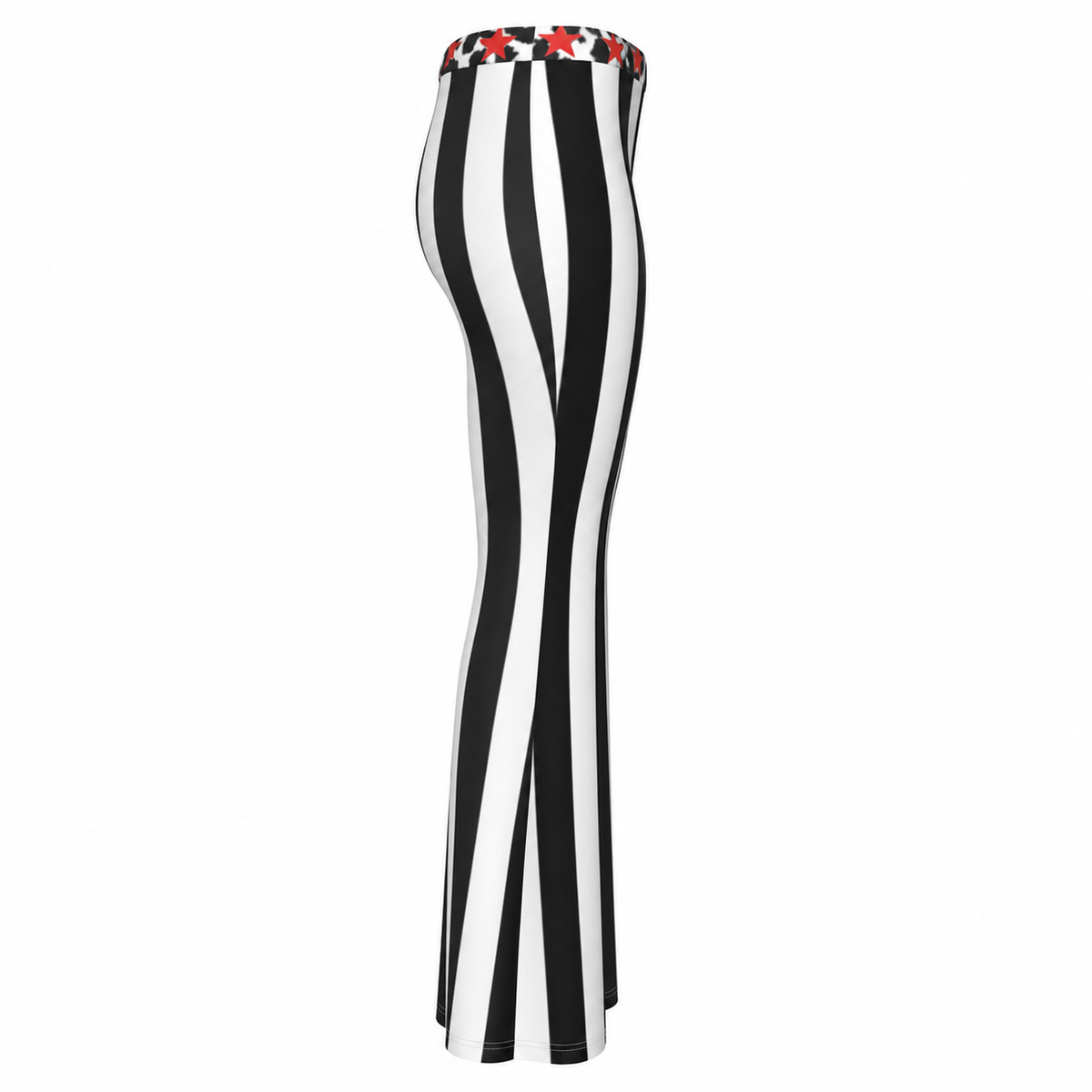 Ravella Stripe High Elastic Flare Pants