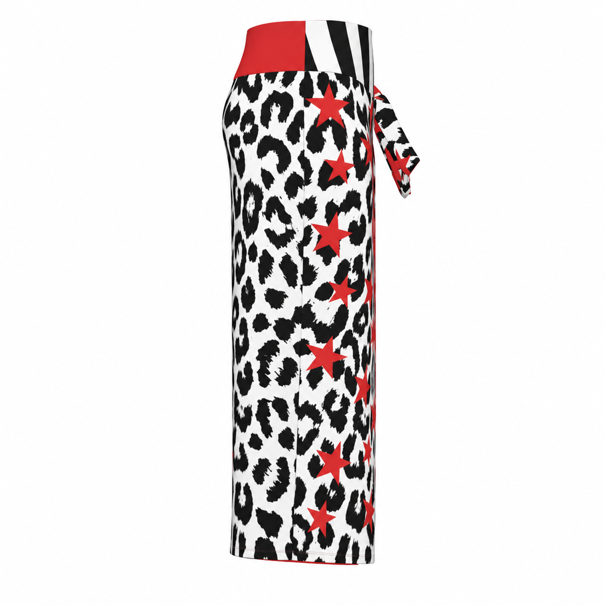 Ravella Front Slit Skirt with Side Bow