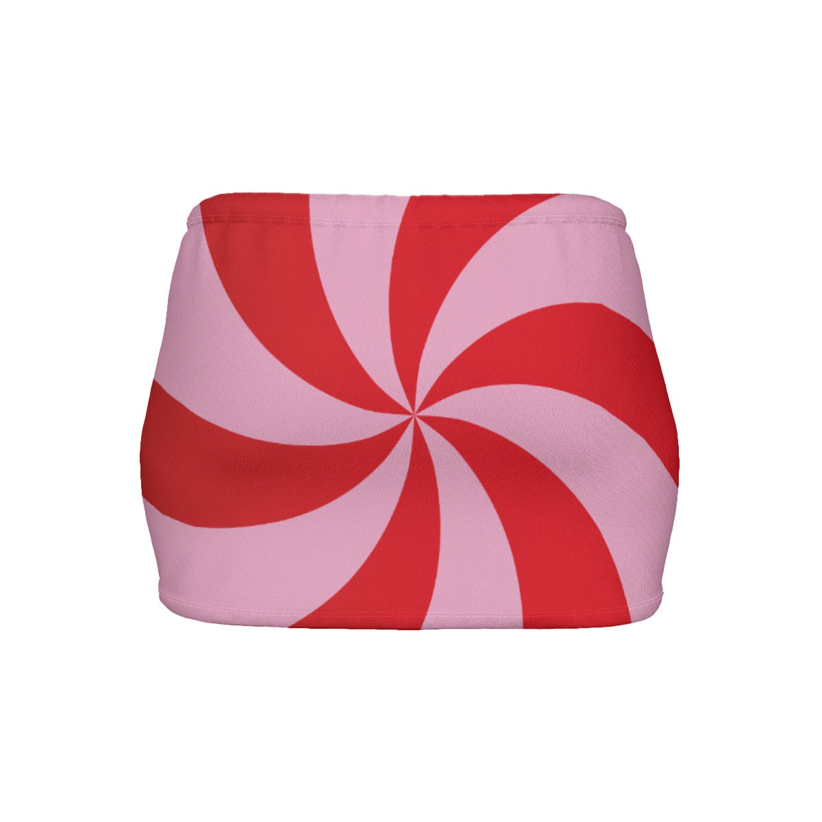 Santa Candy Women's Crop Top & Slinky Micro Mini Skirt Set