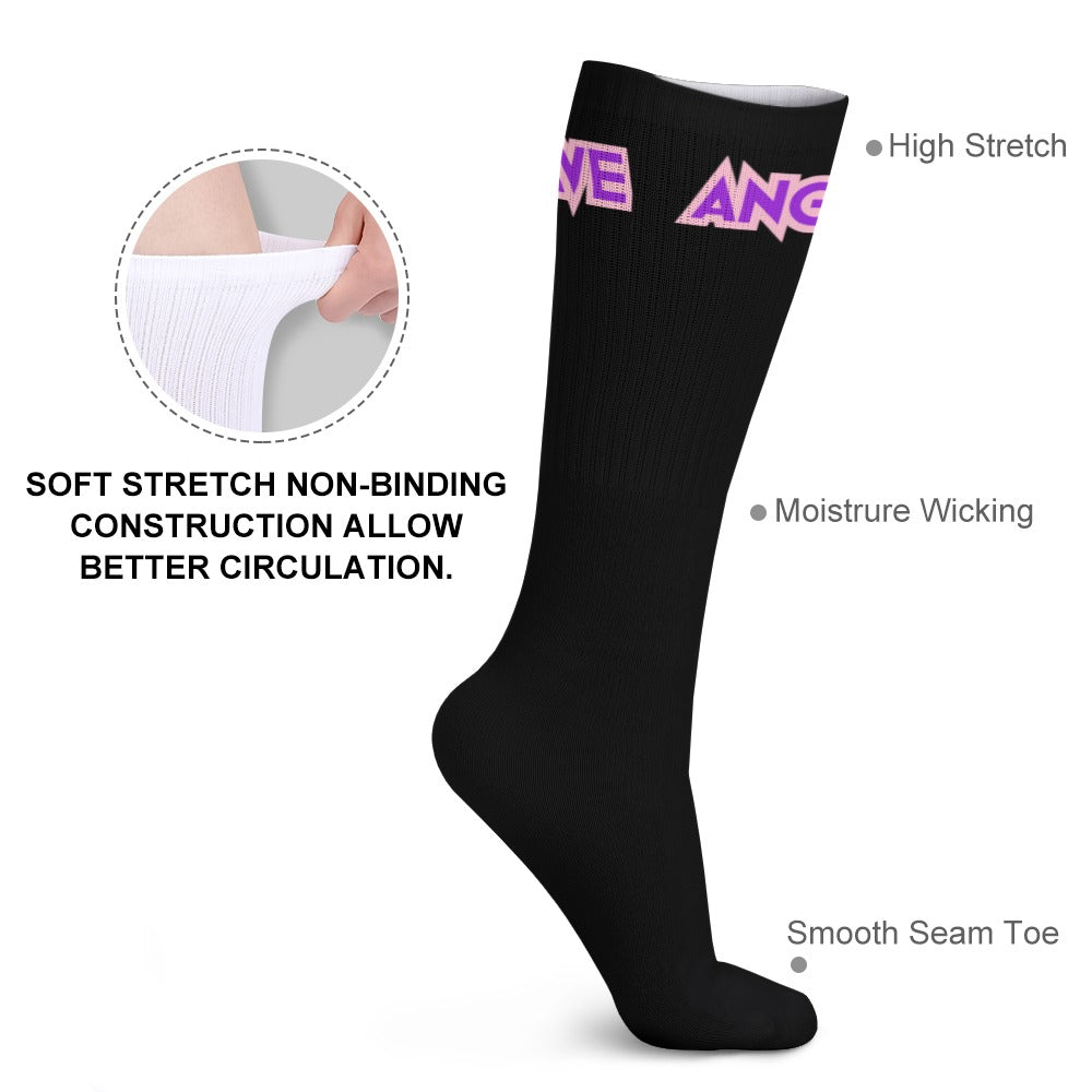 Rave Angel Black Breathable Stockings