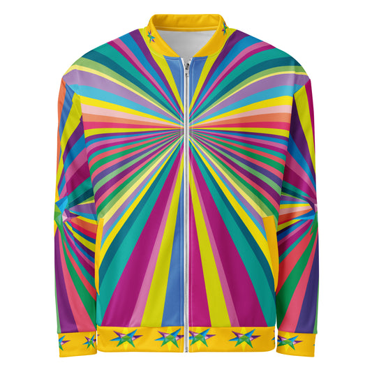 Multi Star Unisex Bomber Jacket