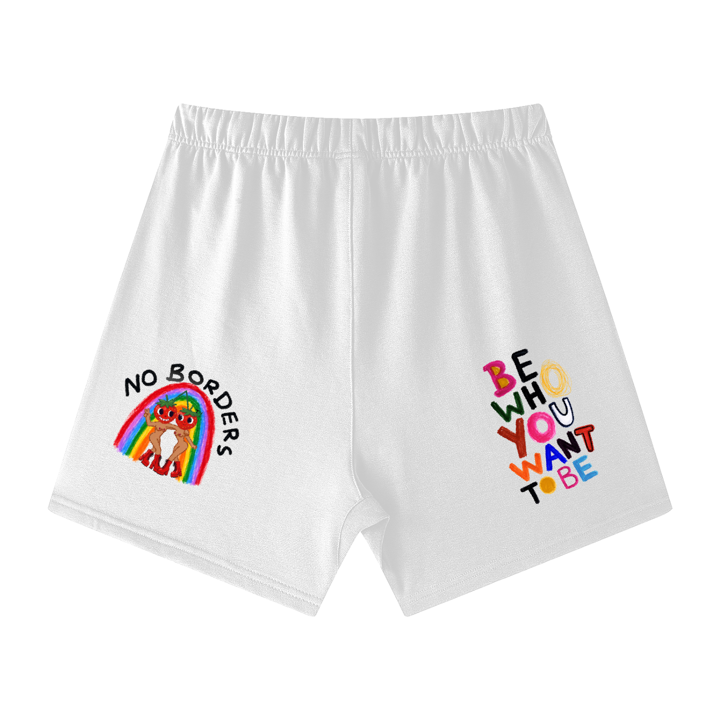 POV Unisex Earth Tone Loose Fit Cotton Shorts