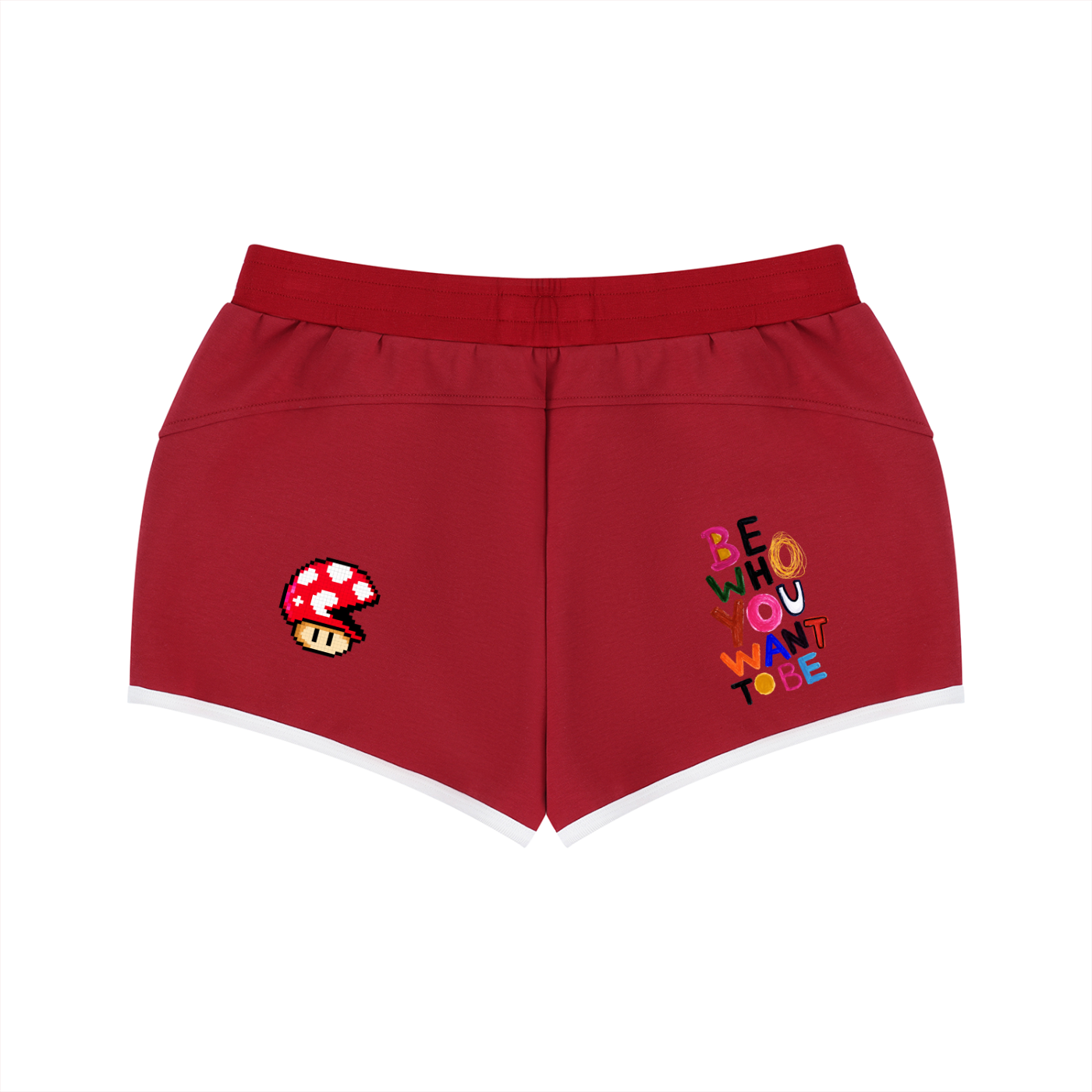 POV Women's Retro Contrast Binding Shorts