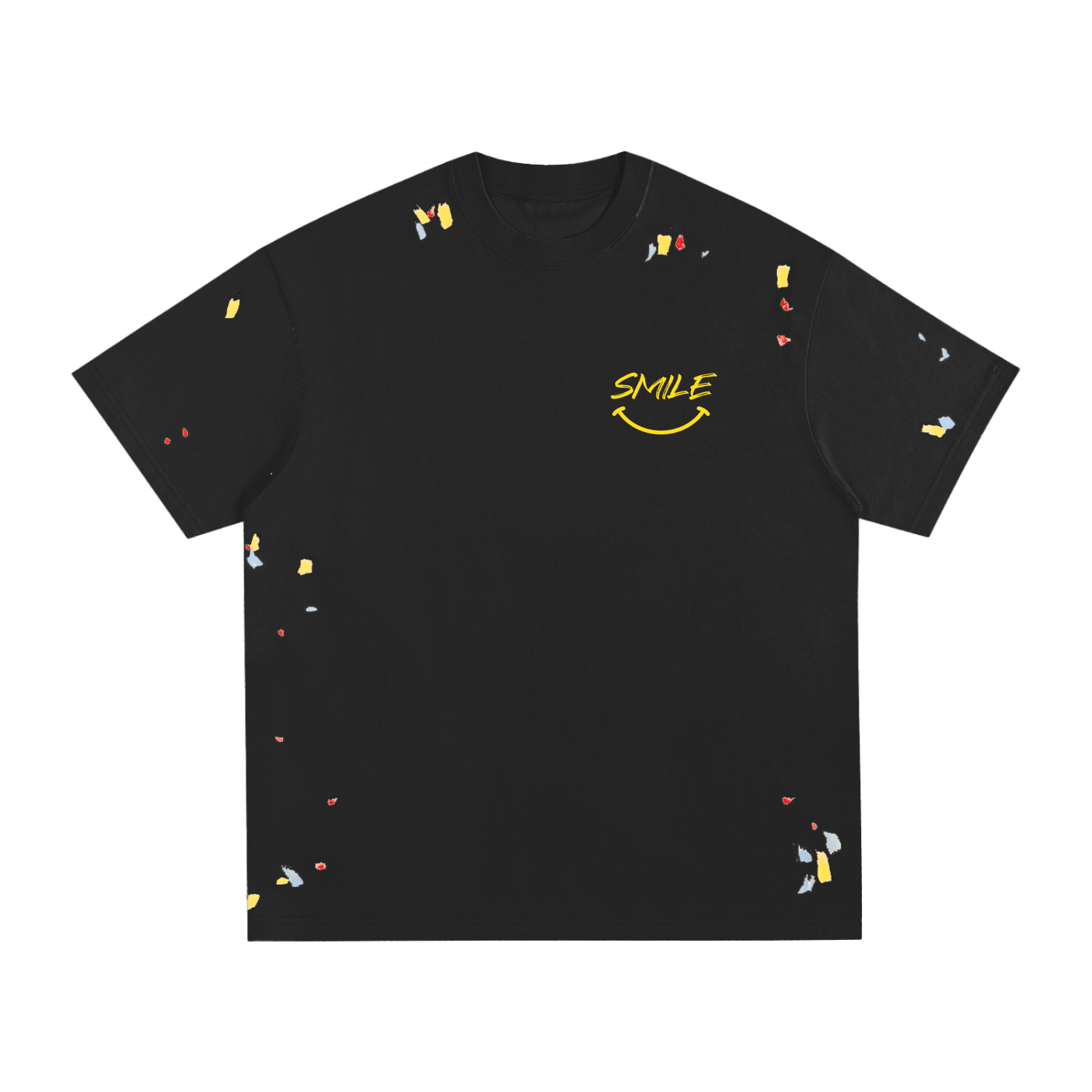 Smile Paint Splatter T-Shirt