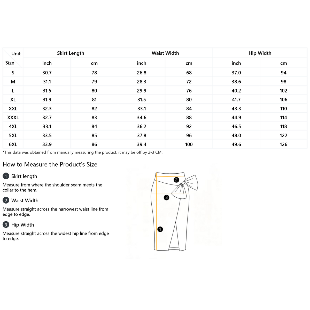 Ravella Women's Front Slit Skirt with Side Bow