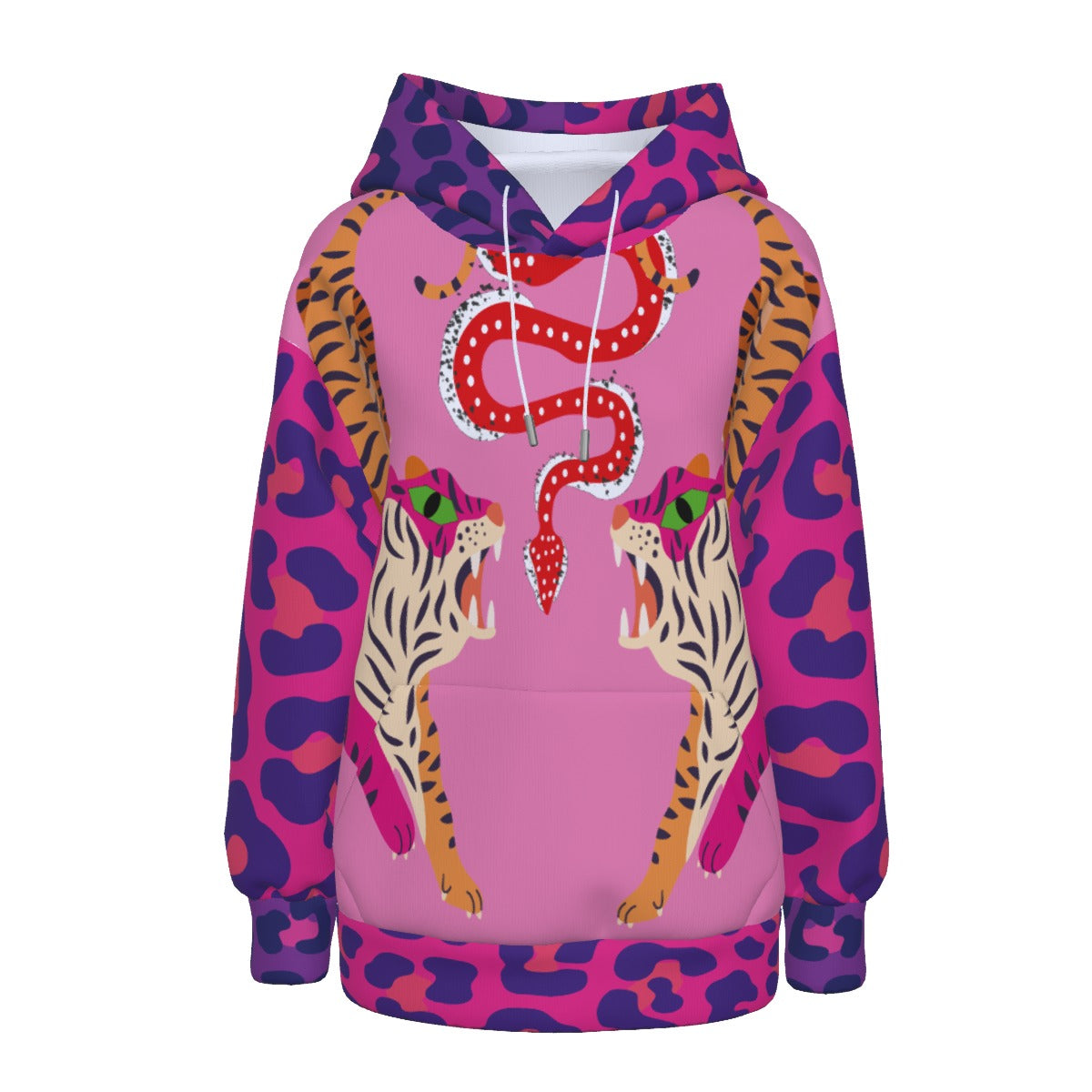 Tiger Balm Women’s Hoodie With Decorative Ears