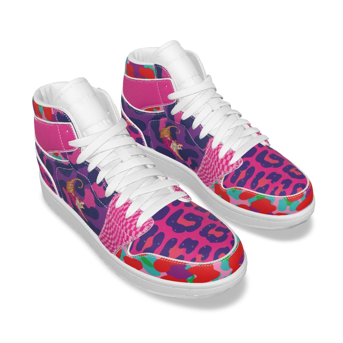 Tiger Balm Women's Synthetic Leather Stitching Shoes