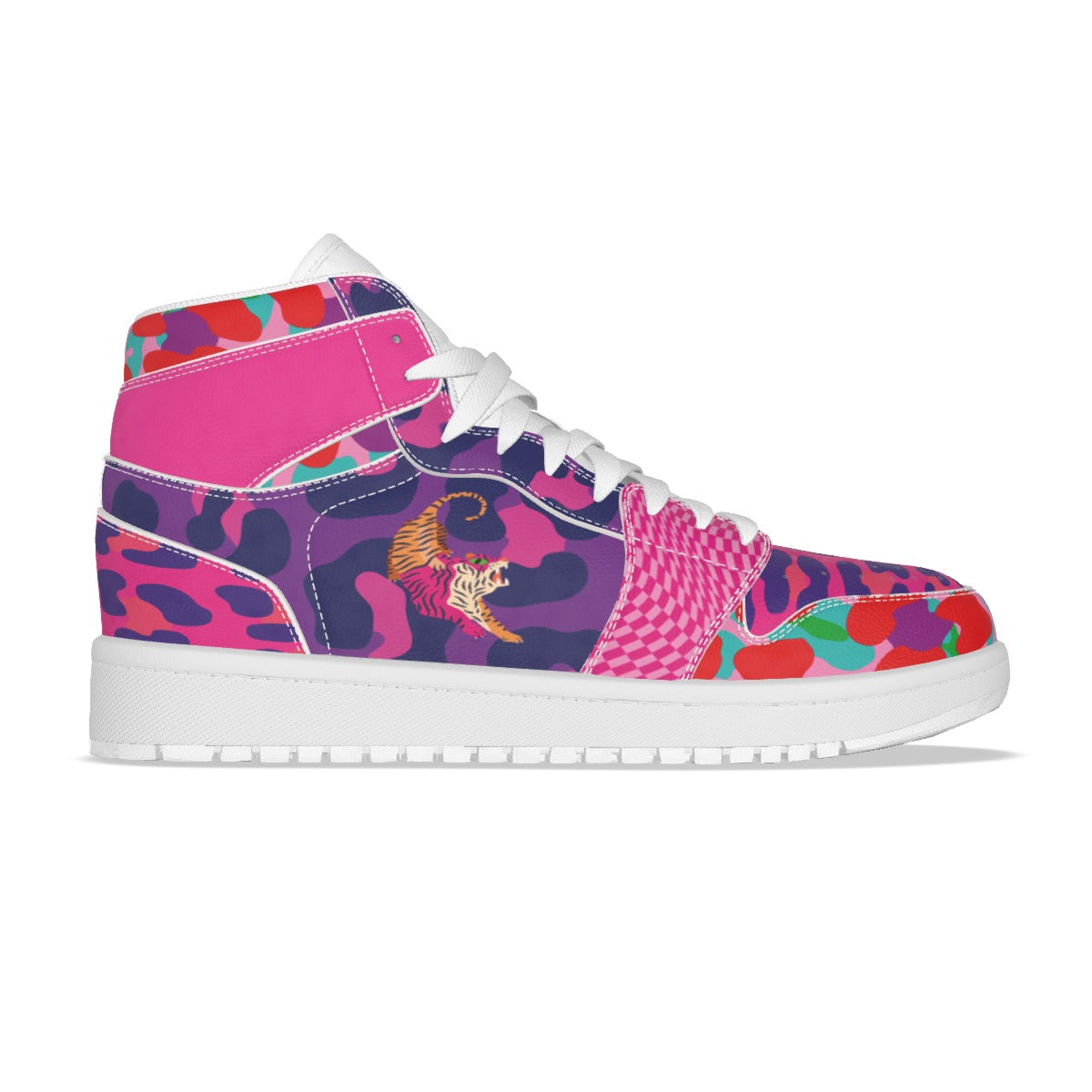 Tiger Balm Women's Synthetic Leather Stitching Shoes