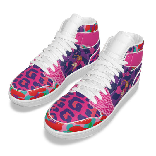 Tiger Balm Women's Synthetic Leather Stitching Shoes