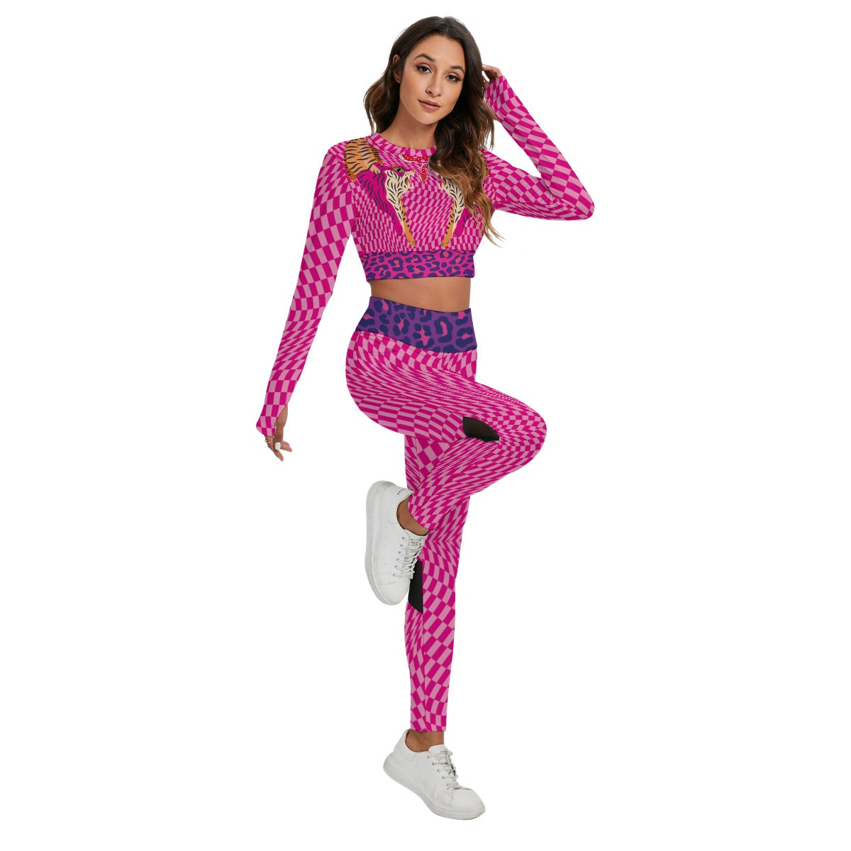 Tiger Balm Women's Sport Set With Backless Top And Leggings