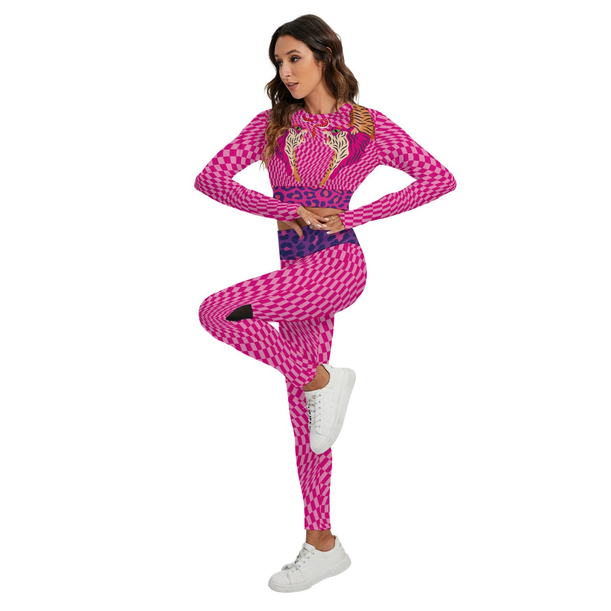 Tiger Balm Women's Sport Set With Backless Top And Leggings