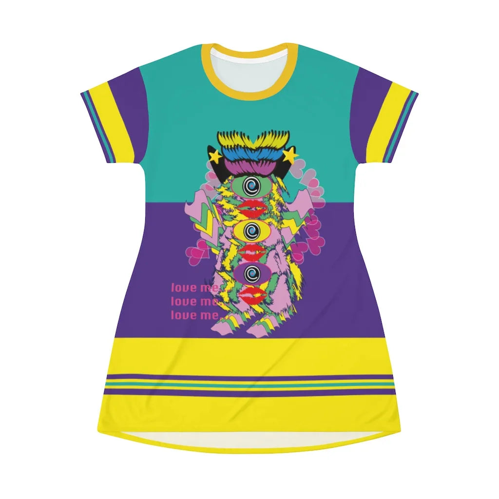 Love Me Women T-Shirt Dress