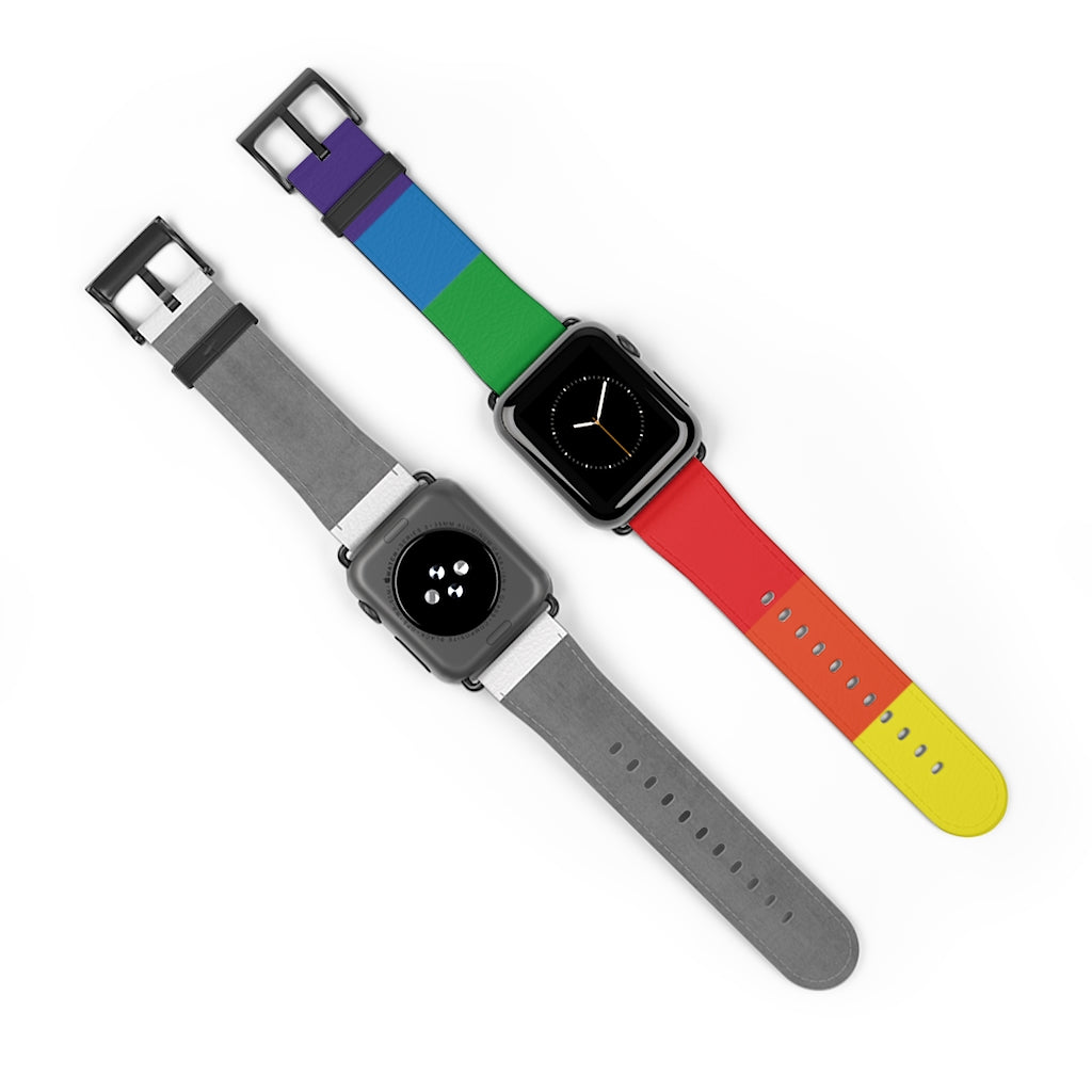 Rainbow Love  Watch Band