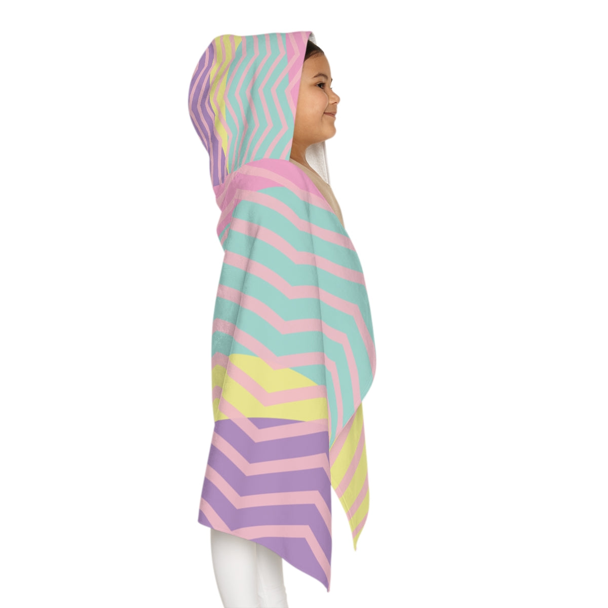 Pastel Smile Youth Hooded Towel