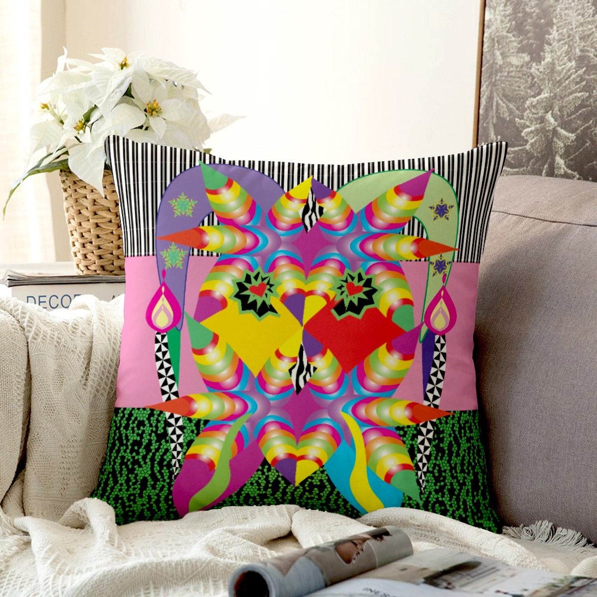 Jester Couch Pillowcase