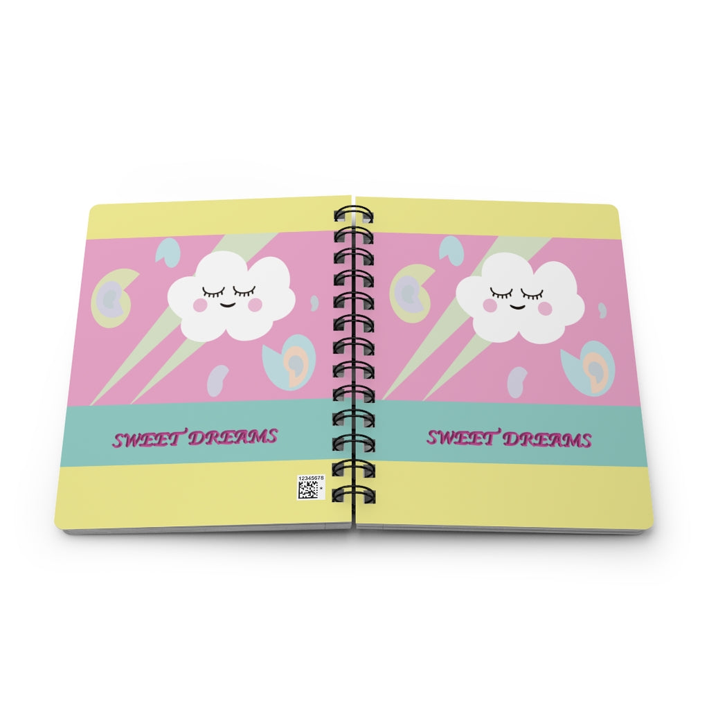 Sweet Dreams Spiral Bound Journal