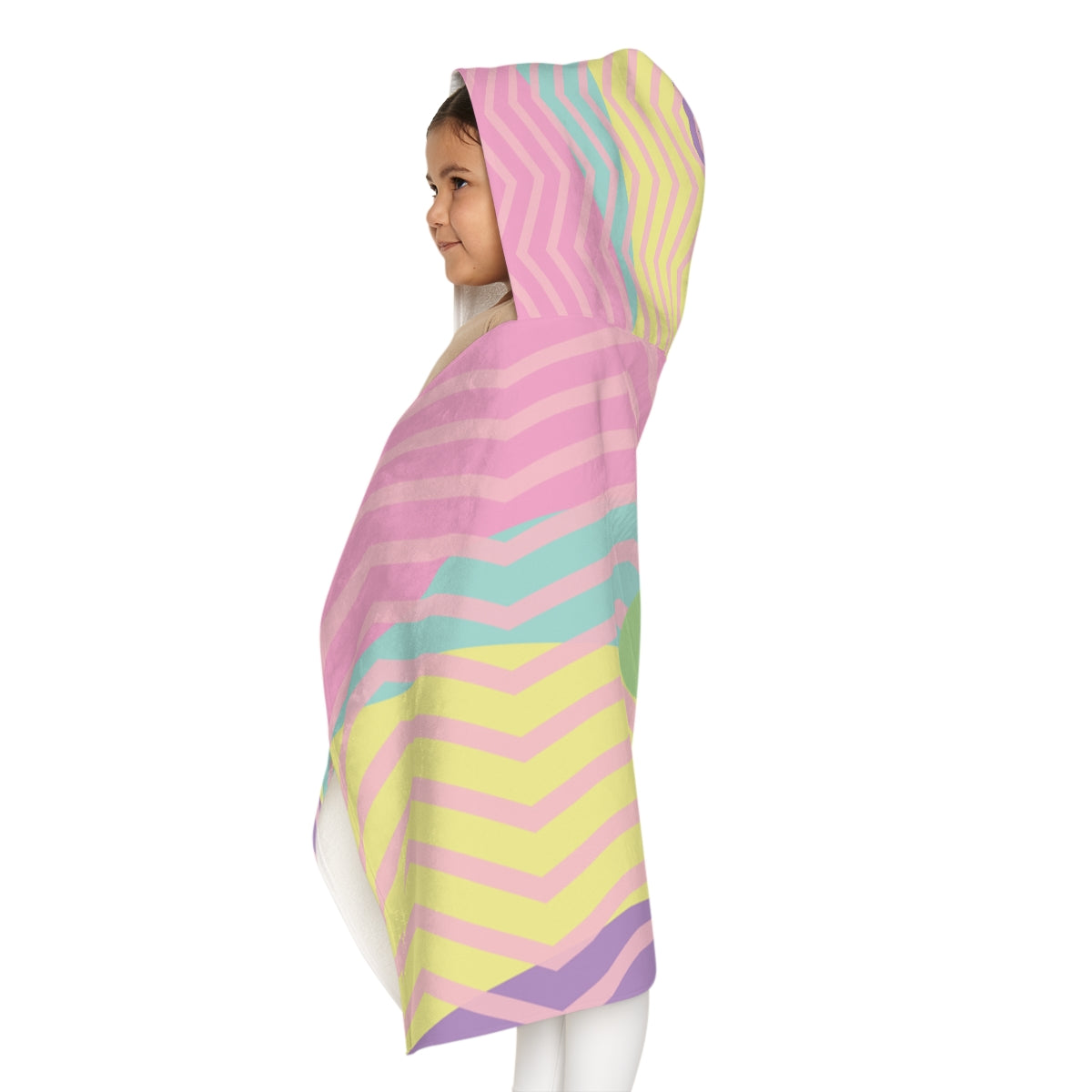 Pastel Smile Youth Hooded Towel