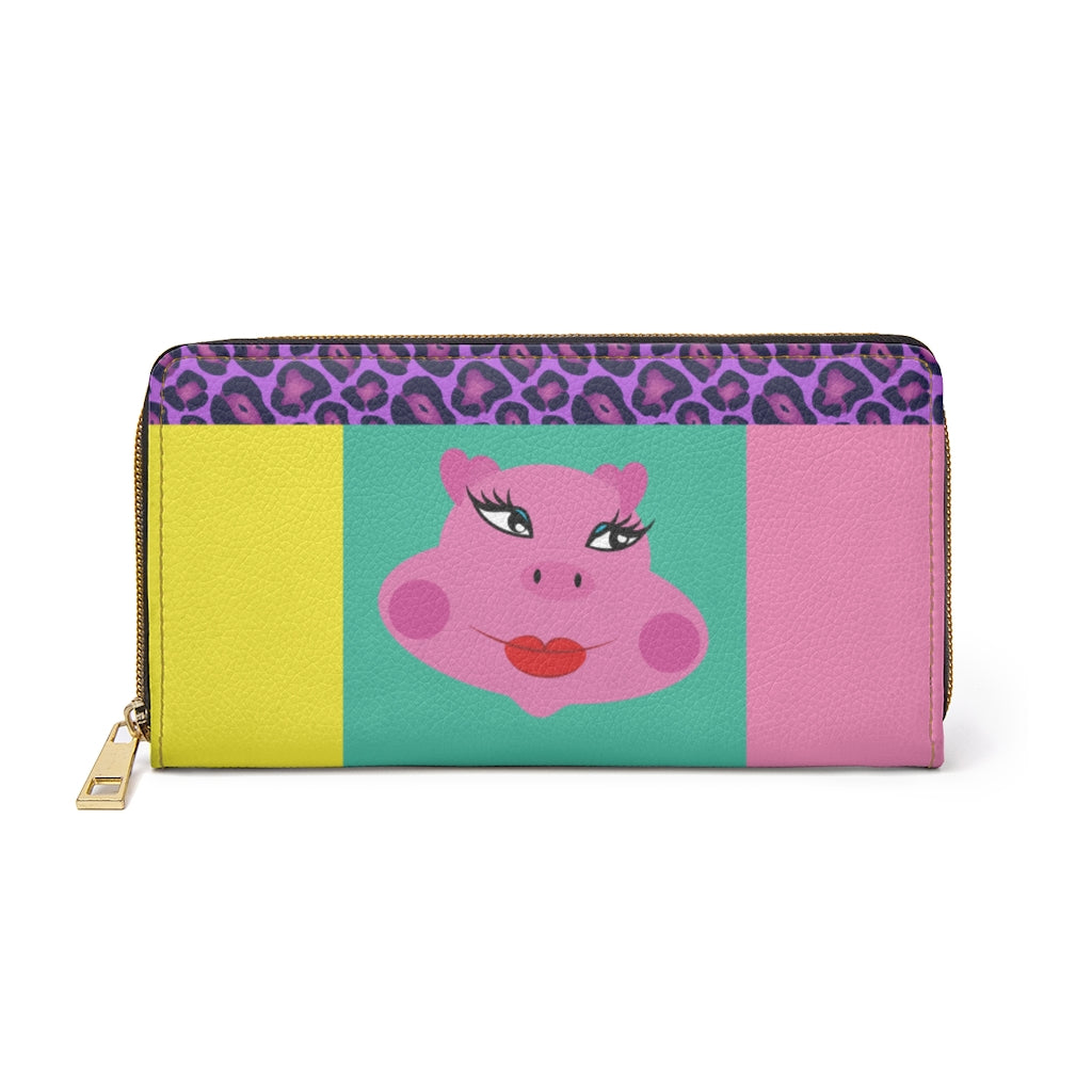 Piggy Zipper Wallet