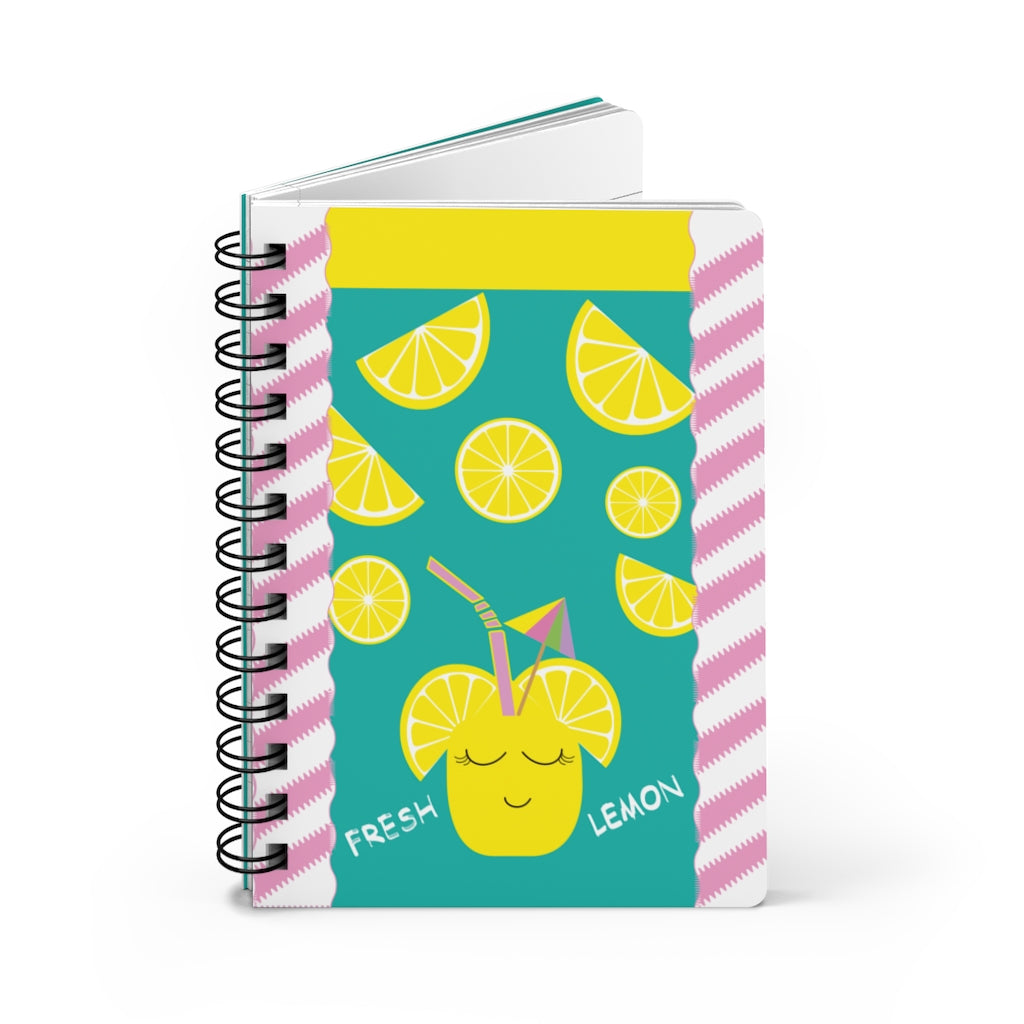 Lemon Spiral Bound Journal