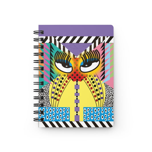 Angry Owl Spiral Bound Journal