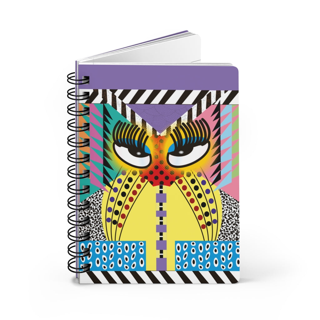 Angry Owl Spiral Bound Journal