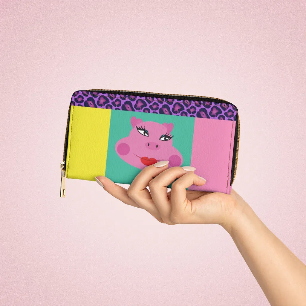 Piggy Zipper Wallet