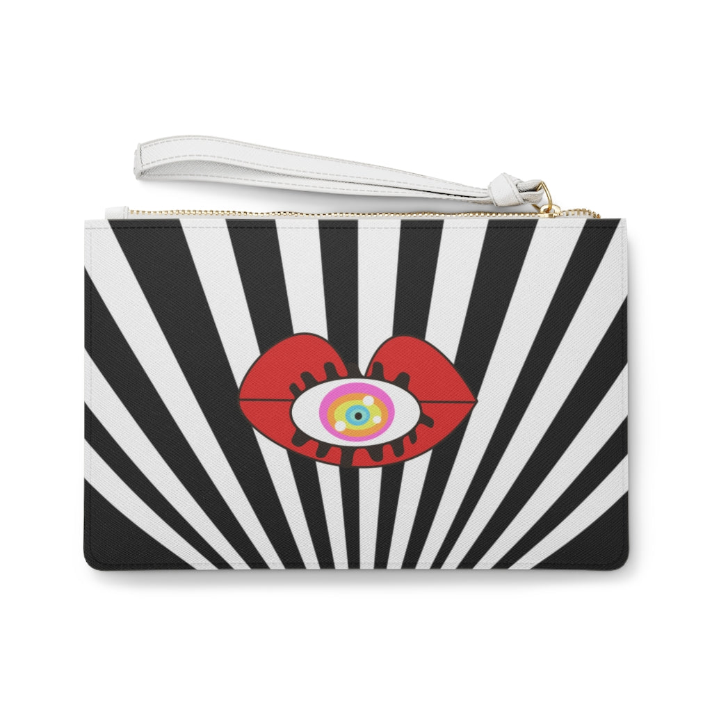 Monochrome Clutch Bag