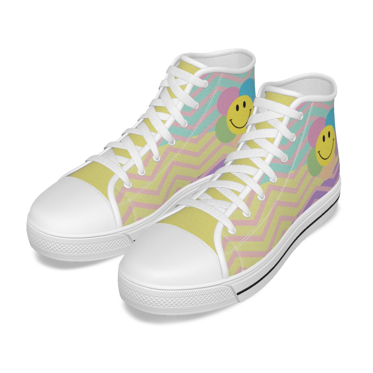 Pastel Smile / Canvas Shoes