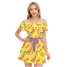 Load image into Gallery viewer, Sugar Babe / Off-shoulder Dress With Ruffle
