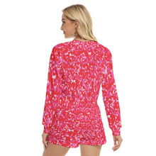 Load image into Gallery viewer, Crack Pink / Sweatshirt &amp; Shorts Suit
