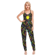 Load image into Gallery viewer, Smile /  V-neck Cami Jumpsuit

