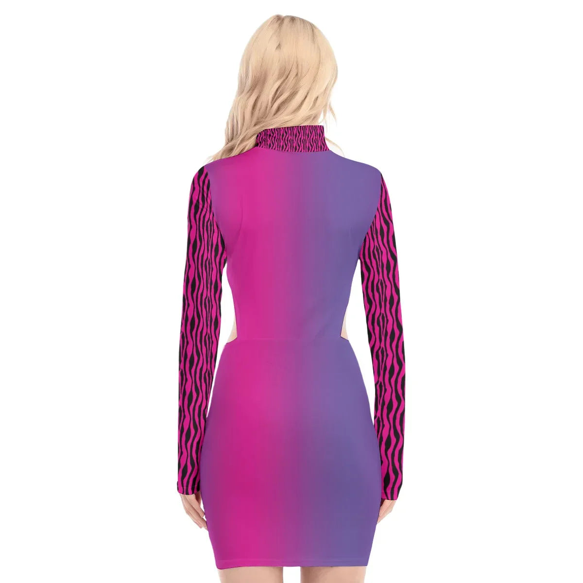 Chromium /  Waist Hollow Hip Dress