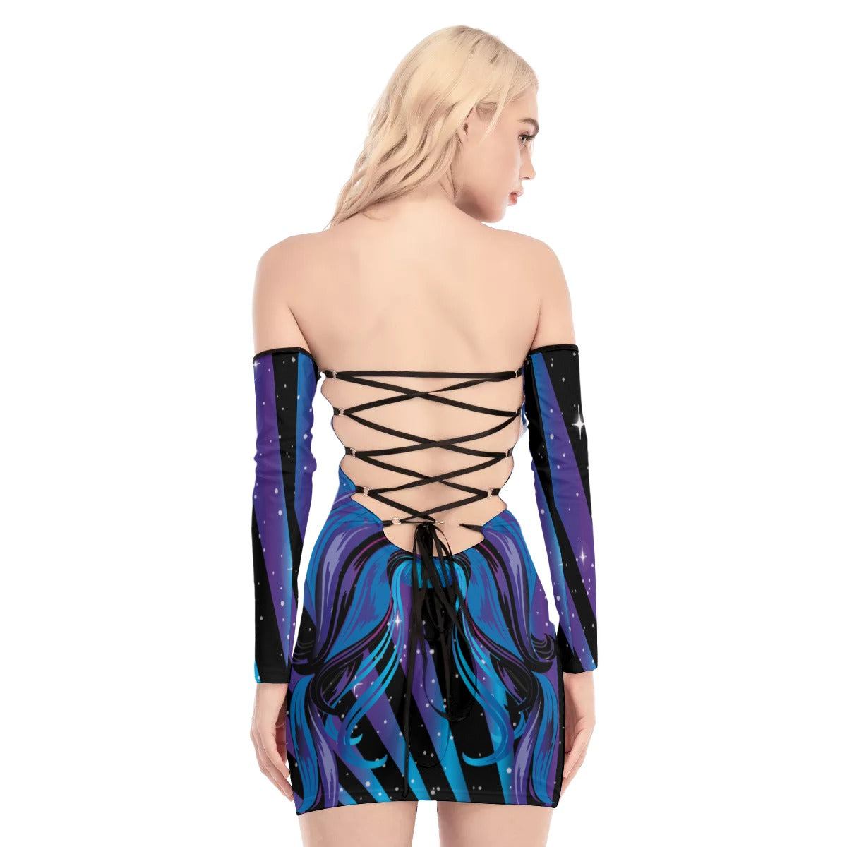 Gen-Z / Back Lace-up Dress