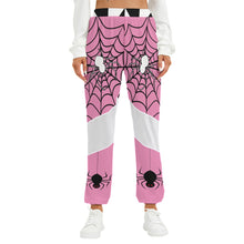 Load image into Gallery viewer, Halloween Spider / Women&#39;s Mesh Panelled Track Pants
