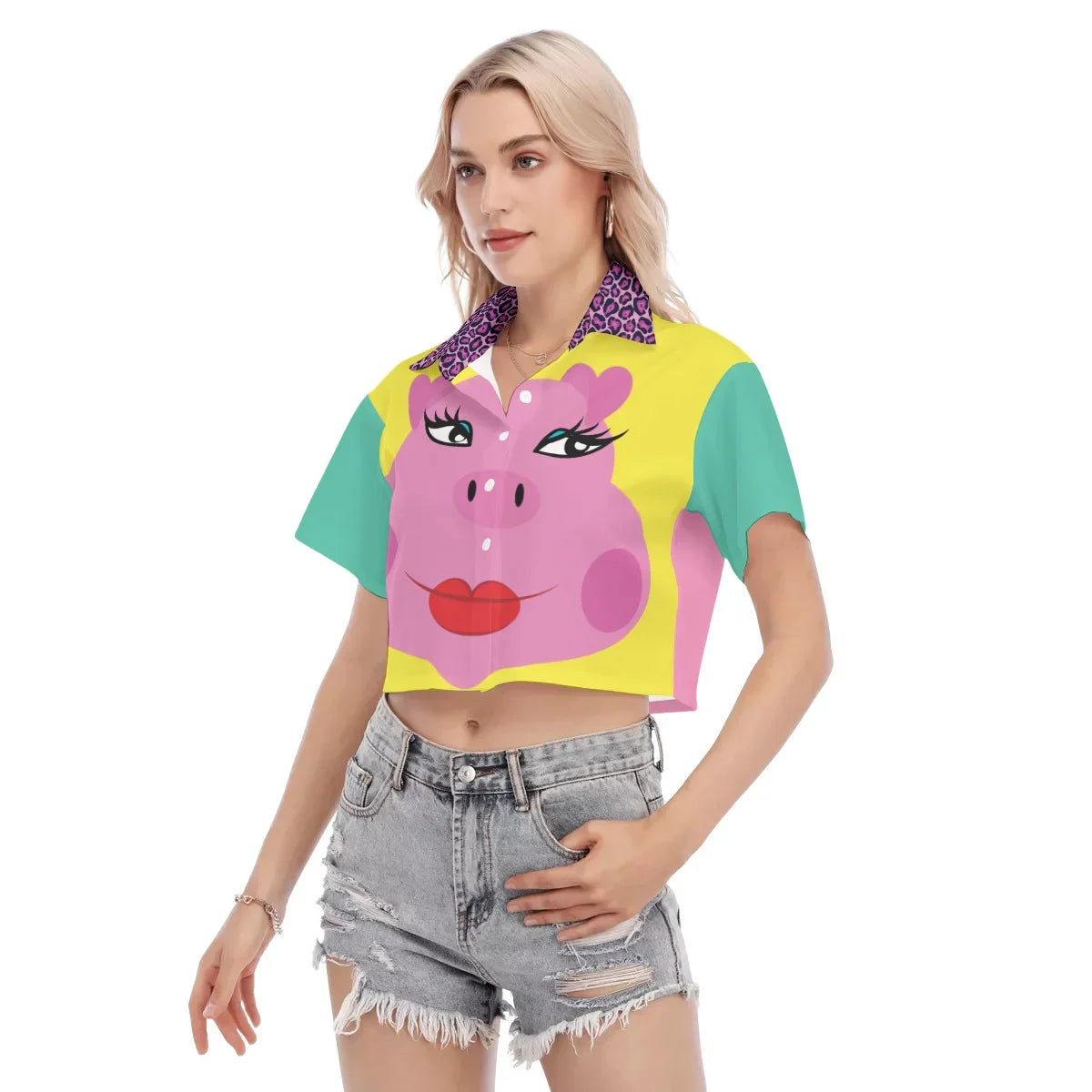 Piggy / Cropped Blouse