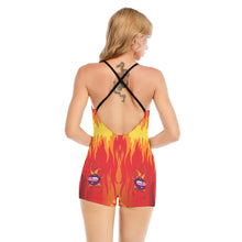 Load image into Gallery viewer, Dragon Fruit /  Backless Jumpsuit
