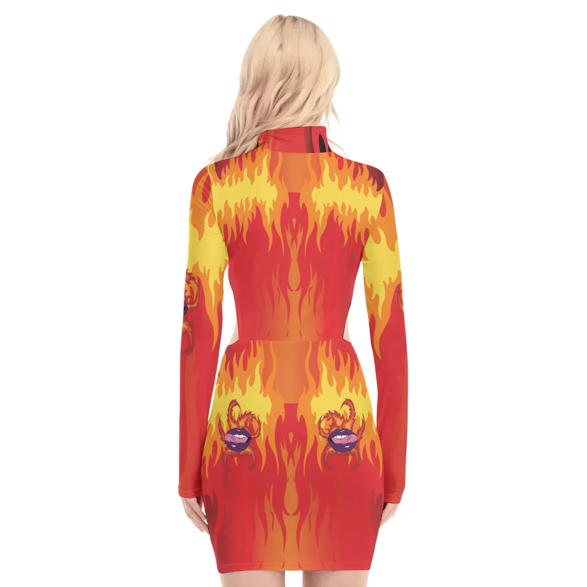 Dragon Fruit /  Waist Hollow Hip Dress