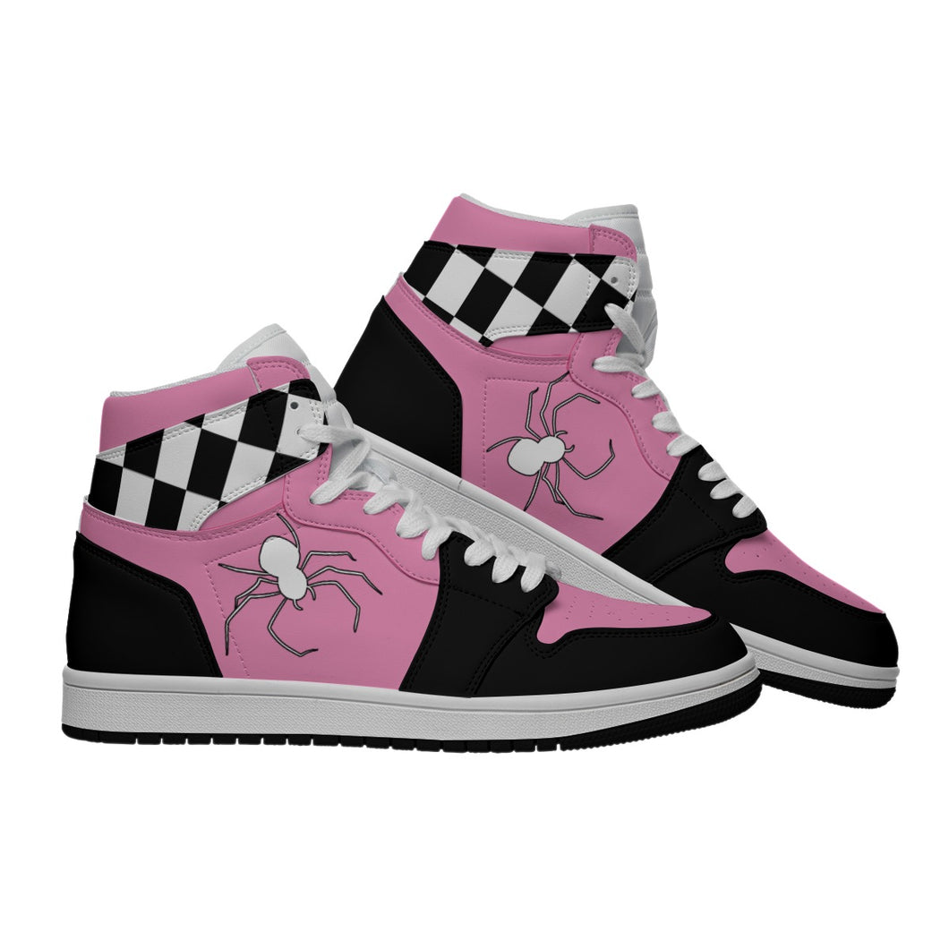 Halloween Pink / Women's Leather Stitching Shoes