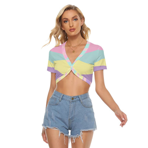 Pastel Love /  Knotted Crop Top