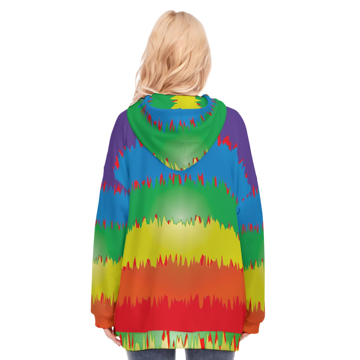 Rainbow Splash / Long Hoodie