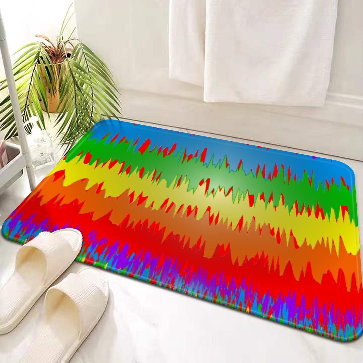 Rainbow Splash Door Mat