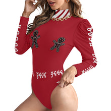 Load image into Gallery viewer, Rave Red Bodysuit for Christmas
