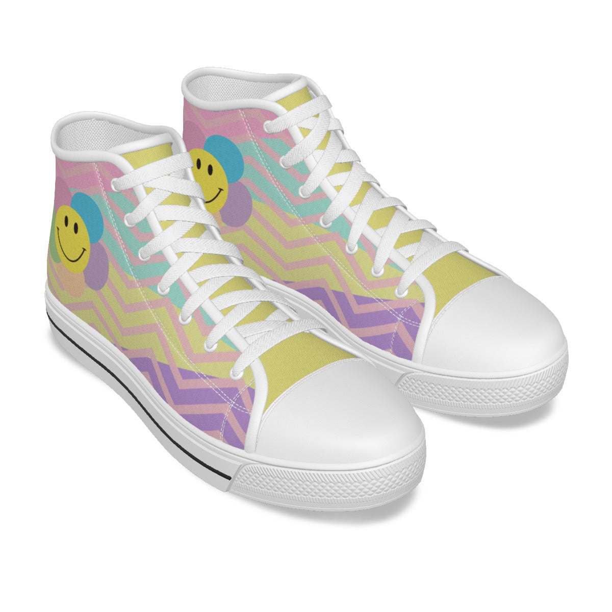 Pastel Smile / Canvas Shoes