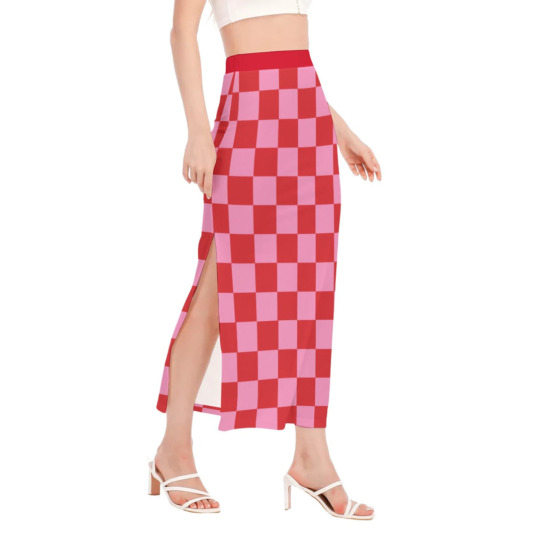 Monochrome /  Side Slit Skirt