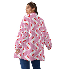 Load image into Gallery viewer, Ziggy / Oversized Plus Size Borg Fleece Coat
