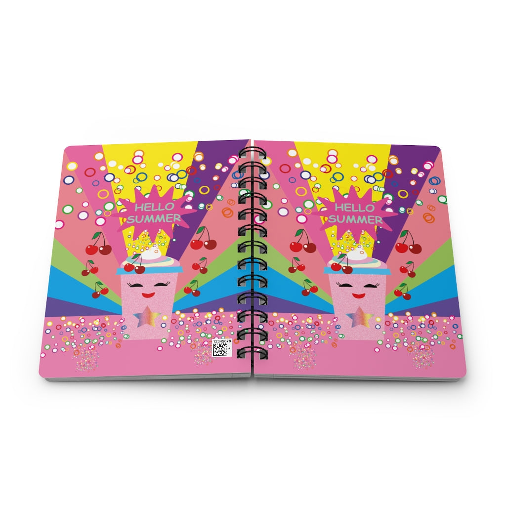 Hello Summer Spiral Bound Journal