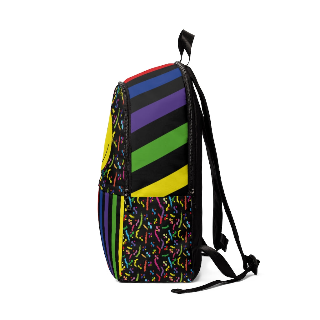 Smile Unisex Fabric Backpack