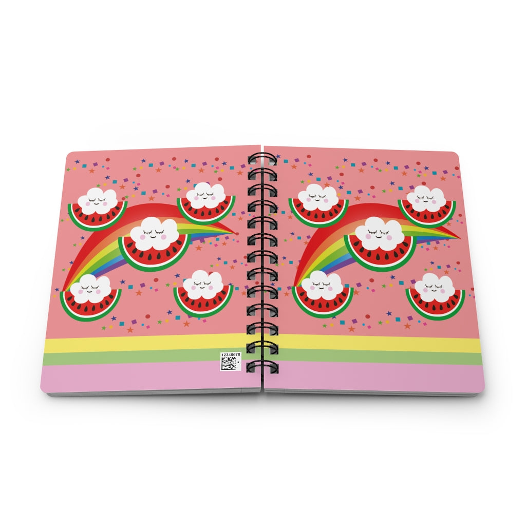 Watermelon Spiral Bound Journal