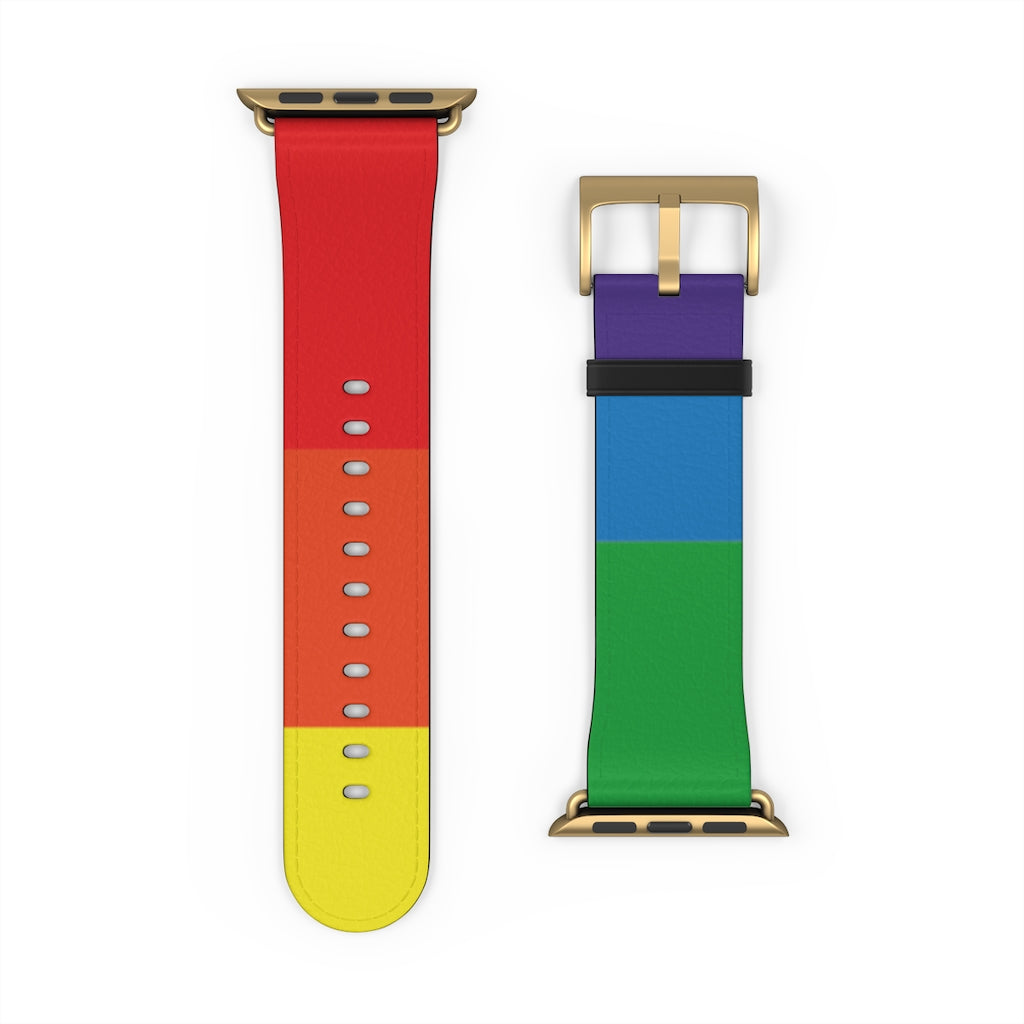 Rainbow Love  Watch Band